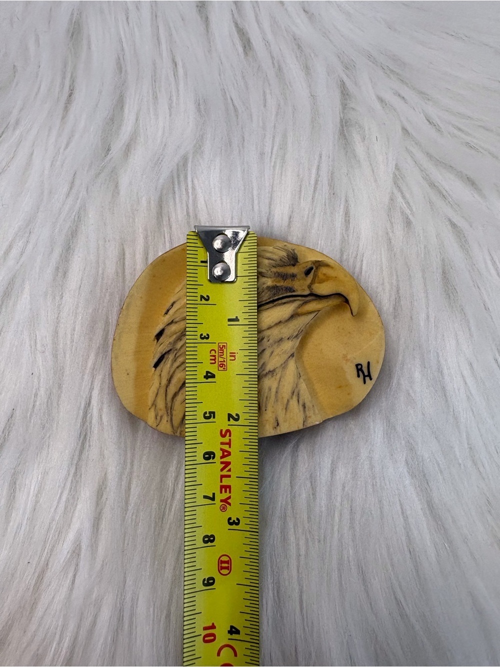 (109)Vintage Yellow Eagle Belt Buckle - Classic Men’s Accessory - Picture 5 of 6